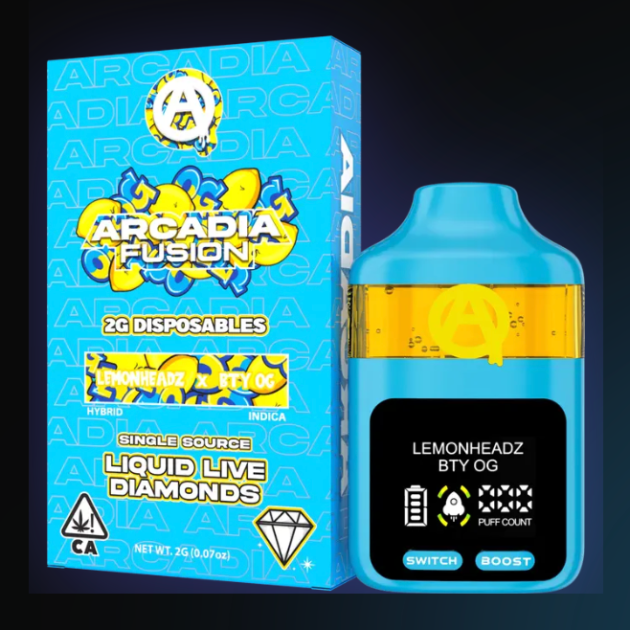 Arcadia Fusion 2G Disposables - 2G Vape Official Store