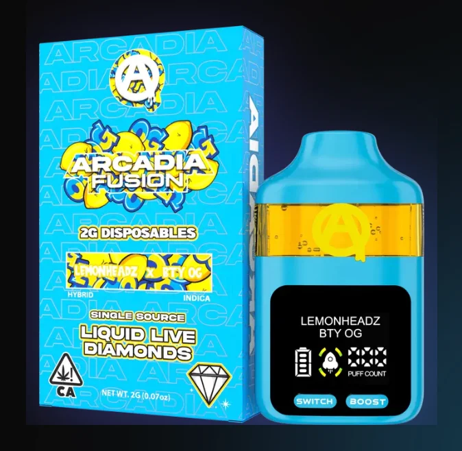 Arcadia Fusion 2G Disposables - 2G Vape Official Store