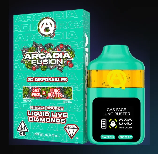 Arcadia Fusion Disposable Gas Face - 2G Vape Official Stor